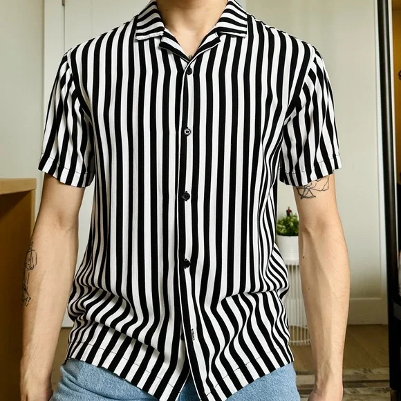 Stripped Button Down - Picture 3 of 4